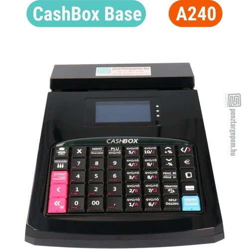 CASHBOX Base online pénztárgép FEKETE (Engedély száma: A240)