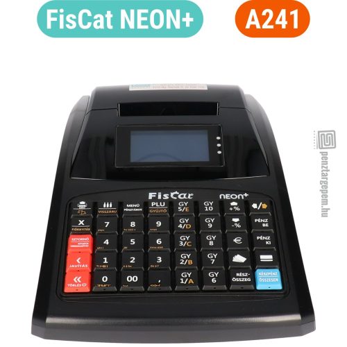 Fiscat pénztárgép Neon+ WIFI + Bluetooth + NFC online (Engedély száma: A241, korábban A180 )