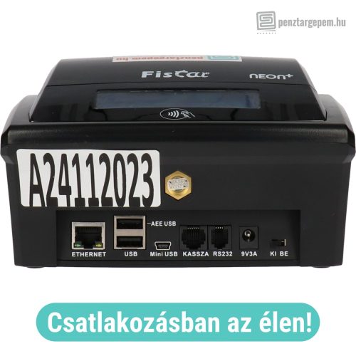 Fiscat pénztárgép Neon+ WIFI + Bluetooth + NFC online (Engedély száma: A241, korábban A180 )