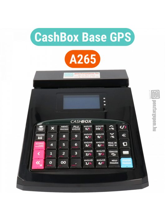 CASHBOX Base GPS online pénztárgép FEKETE (Engedély száma: A265)