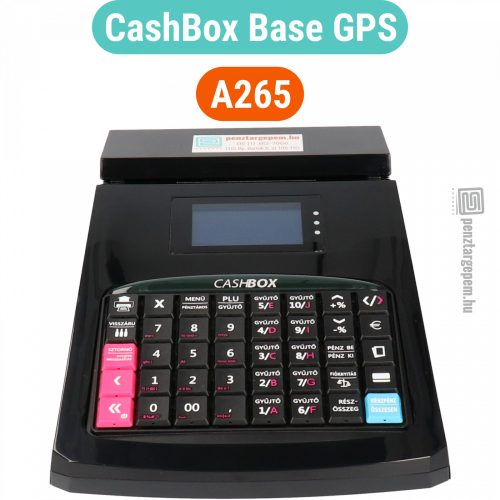 CASHBOX Base GPS online pénztárgép FEKETE (Engedély száma: A265)