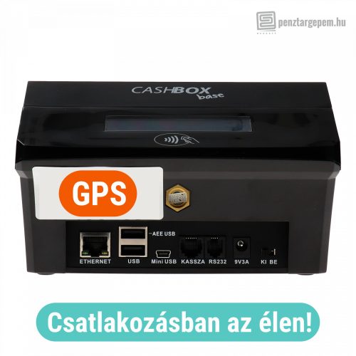 CASHBOX Base GPS online pénztárgép FEKETE (Engedély száma: A265)