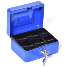 Pénzkazetta, kassza A/6 kék 