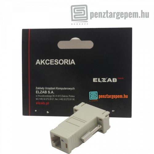 ELZAB PC RS/UTP RJ45 adapter MICRA-MONTEL-LAUREL JOTA pénztárgépekhez