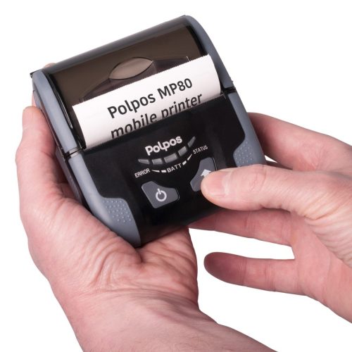 POLPOS MP80 HORDOZHATÓ blokk hőnyomtató (Bluetooth, 80/40mm)