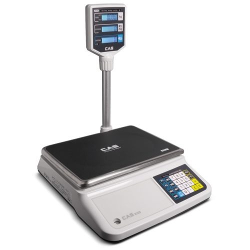 CAS PRII 15 kg-os tornyos mérleg hitelesítéssel RS-232 (pénztárgéppel összeköthető)