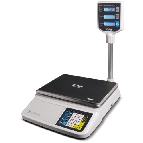 CAS PRII 15 kg-os tornyos mérleg hitelesítéssel RS-232 (pénztárgéppel összeköthető)