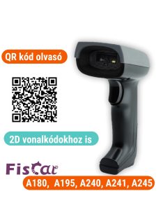   2D vonalkódolvasó (QR kódos) Fiscat/CashBox pénztárgépekhez (A195, A240, A241, A245, A265) Serial
