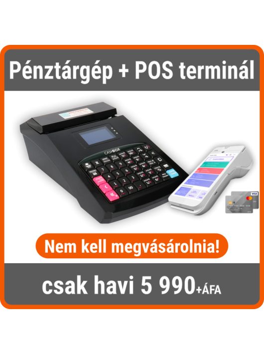 All In pénztárgép csomag - Pénztárgép + POS terminál + számlázó program