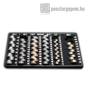 Pénzérme tálca HUF 200 Ft-ig feliratozva