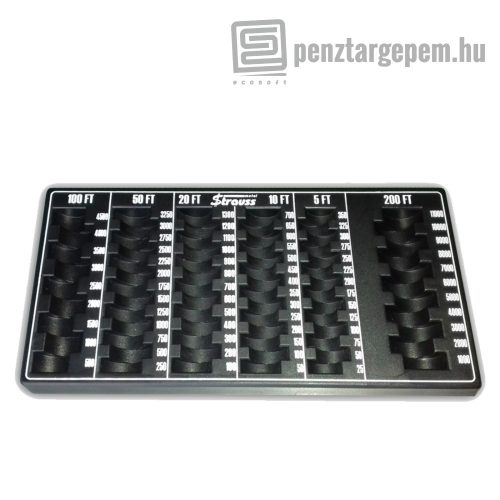 Pénzérme tálca HUF 200 Ft-ig feliratozva